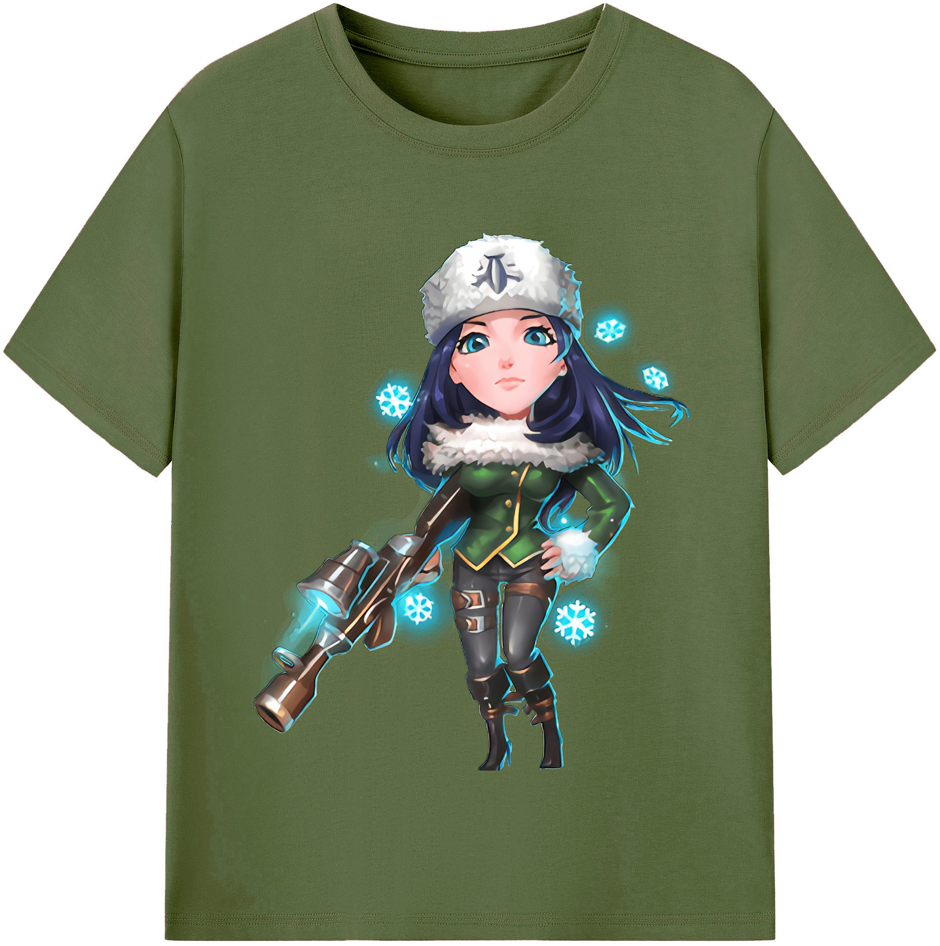 リーグ・オブ・レジェンド League of Legends LOL 綿100％半袖Tシャツ（フロントプリント）
